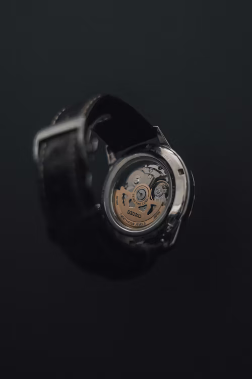 Wrist wearing a premium watch